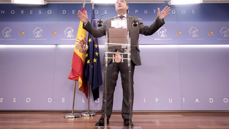 El portavoz del PNV en el Congreso de los Diputados, Aitor Esteban, interviene en una rueda de prensa | Eduardo Parra - Europa Press ep el portavoz del pnv en el congreso de los diputados aitor esteban interviene en una rueda de