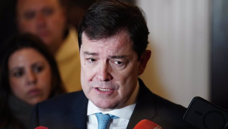 ep el presidente de la junta de castilla y leon alfonso fernandez manueco atiende a los medios de ep el presidente de la junta de castilla y leon alfonso fernandez manueco atiende a los medios de