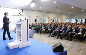 ep el presidente de telefonica jose maria alvarez-pallete durante su intervencion en el i foro