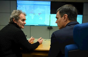 ep el presidente del gobierno pedro sanchez d se reune con el director del centro de coordinacion de