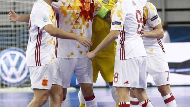 ep espana celebravictoriaucraniaeuropeofutbol sala