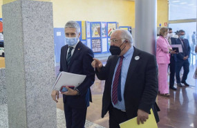 ep i d el ministro del interior fernando grande marlaska y el director general de trafico pere