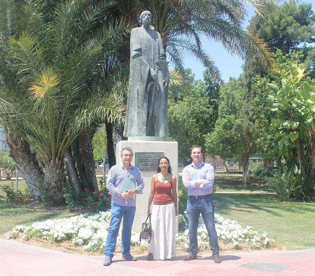 Javier Trigueros junto a Pilar Muñoz y Carlos Peñafiel, de Ciudadanos | CIUDADANOS ep javier triguerosa pilar munozcarlos penafiel de ciudadanos