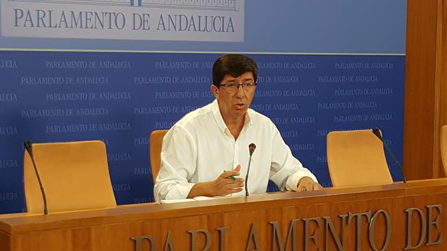Juan Marín, hoy ante los medios | EUROPA PRESS/CS ep juan marin hoylos medios