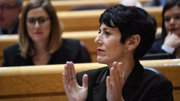 ep la ministra de inclusion seguridad social y migraciones elma saiz durante un pleno en el senado a