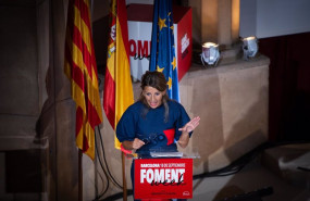 ep la ministra de trabajo yolanda diaz interviene durante la apertura del foro empresarial mirando a