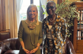 ep la subdirectora gerente del fmi antoinette m sayeh drch en un encuentro con la vicepresidenta de