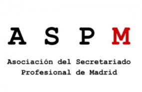 ep logo de la asociacion del secretariado profesional de madrid aspm