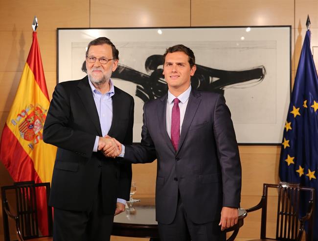 Mariano Rajoy y Albert Rivera | EUROPA PRESS - Archivo ep mariano rajoyalbert rivera 20180517133734