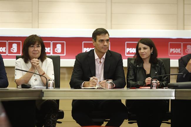 Pedro Sánchez encabeza la reunión de la Comisión Permanente del PSOE en Ferraz | EUROPA PRESS ep pedro sanchez encabezareunionla comision permanentepsoeferraz