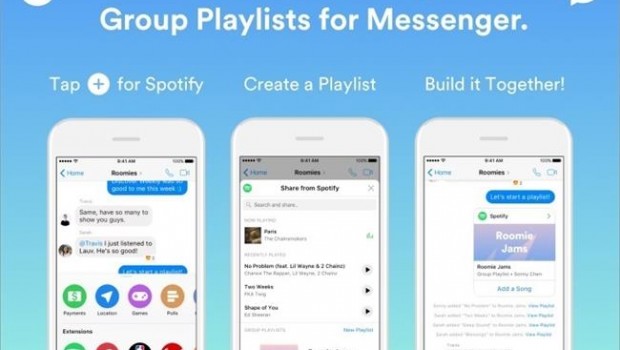 ep playlist listareproduccion musica spotify facebook messenger chat