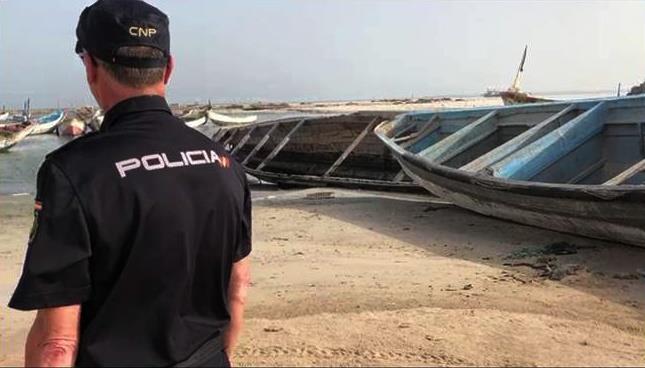 Policía Nacional, cayucos en Mauritania. | POLICÍA NACIONAL ep policia nacional cayucosmauritania