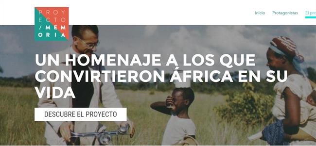 Portada de la web 'Proyecto Memoria' de Casa África | PROYECTO MEMORIA ep portadala web proyecto memoria de casa africa