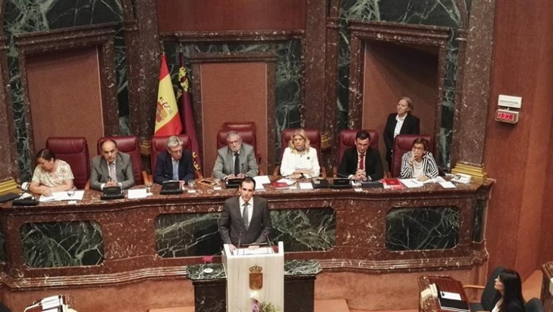 El portavoz del Grupo Parlamentario Vox en la Asamblea, Juan José Liarte | ASAMBLEA REGIONAL ep portavozgrupo parlamentario voxla asamblea juan jose liarte