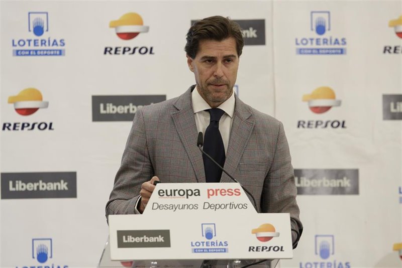 ep raul chapado en los desayunos deportivos de europa press ep raul chapado en los desayunos deportivos de europa press