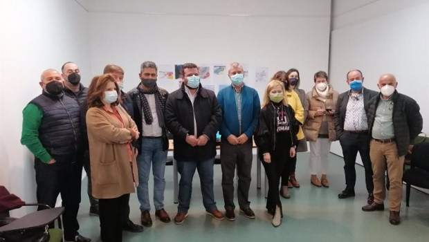 ep representantes del sector pesquera tras reunirse en ferrol