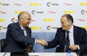 ep secretarioestadocultura fernando benzo y javier tebas