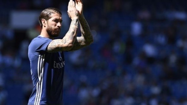 ep sergio ramos capitanreal madrid enmomento prepartido