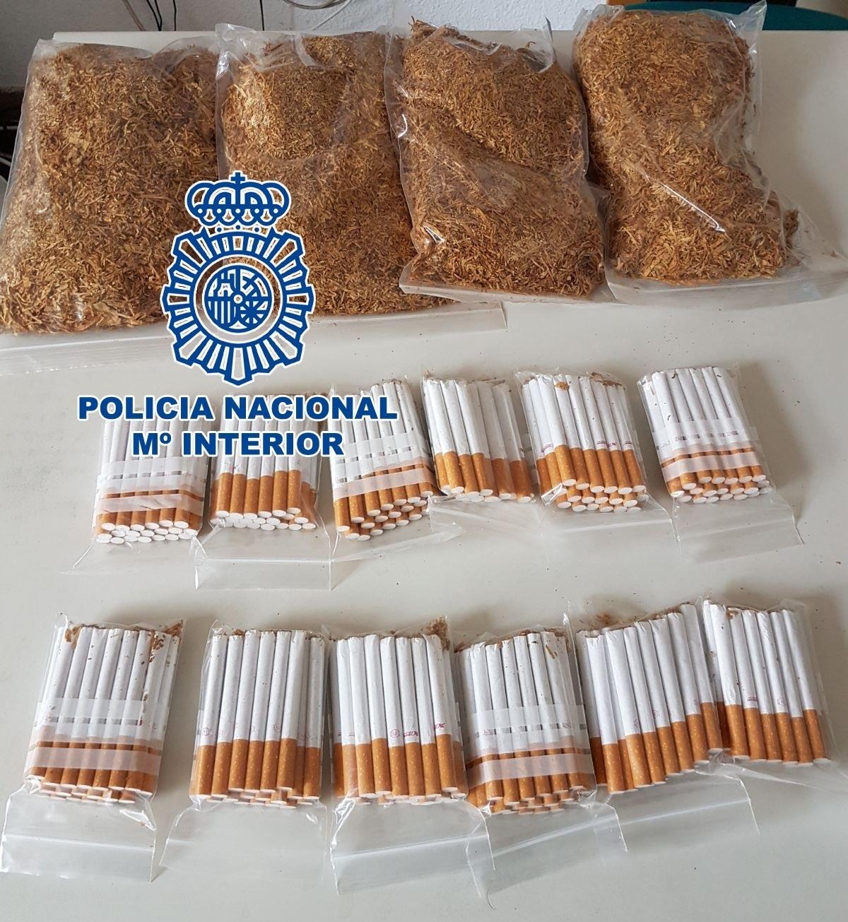 Tabaco intervenido por la Policía | EUROPA PRESS/POLICÍA NACIONAL ep tabaco intervenidola policia