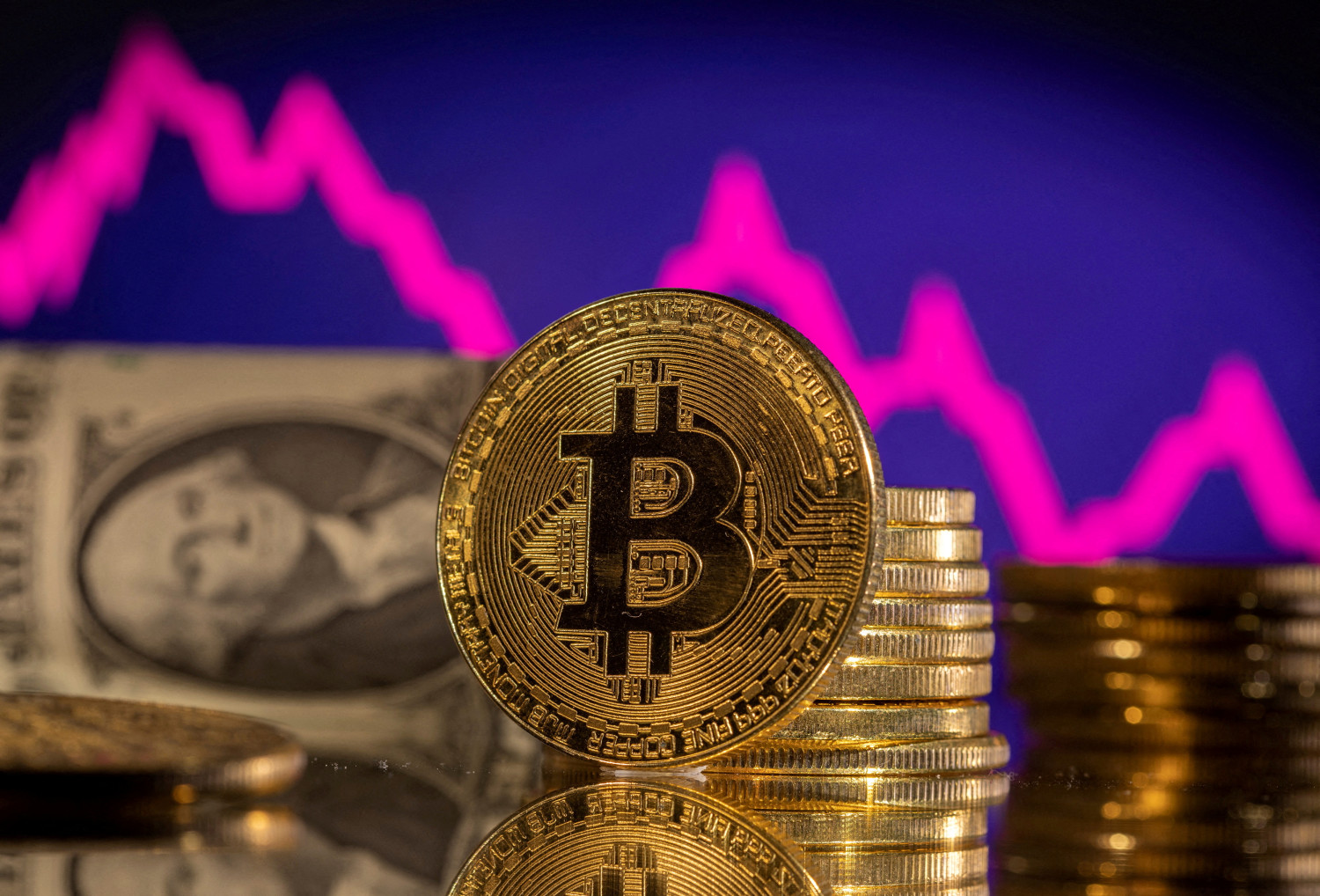 Sangría en las criptos: el bitcoin se desploma un 5% ante el aumento de la incertidumbre