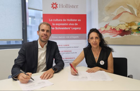 pierre lemarchand director general de hollister en espaa y maria jess bernarte presidenta de sede pierre lemarchand director general de hollister en espaa y maria jess bernarte presidenta de sede