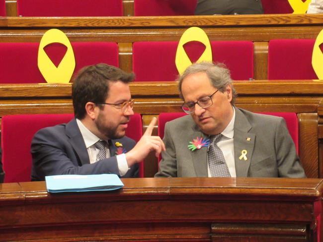 Aragonès i Torra | EUROPA PRESS ep aragons i torra