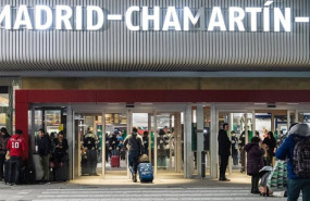 ep archivo   exterior de la estacion de madrid chamartin