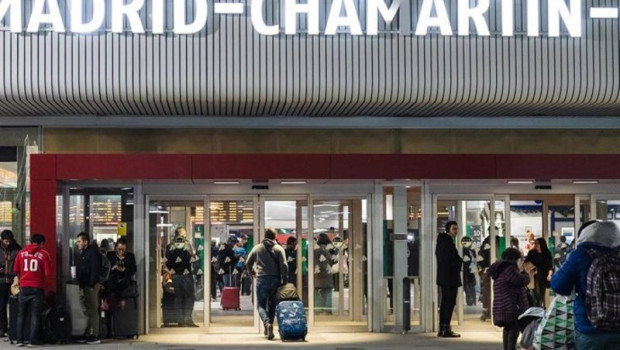 ep archivo   exterior de la estacion de madrid chamartin