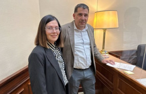 ep archivo   la portavoz socialista de energia en el congreso isabel perez y el portavoz de la