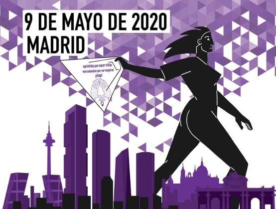 ep cartel de la manifestacion por la abolicion de la prostitucion el 9 de mayo de 2020