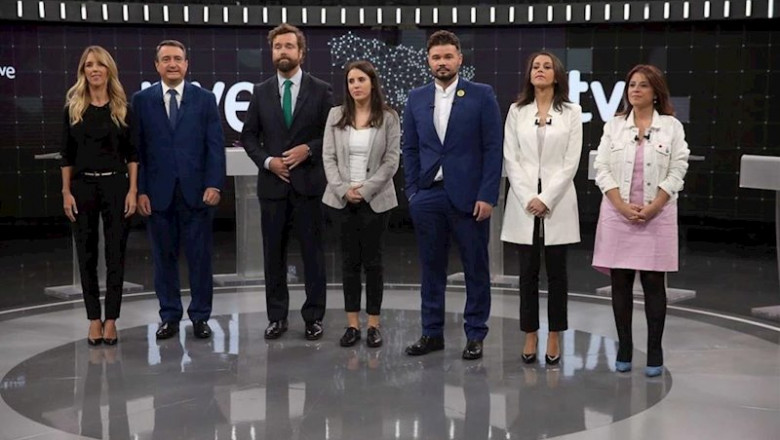 Debate a 7 para las elecciones generales del 10N: Cayetana Álvarez de Toledo, Aitor Esteban, Espinosa de los Monteros, Irene Montero, Gabriel Rufián, Inés Arrimadas y Adriana Lastra | RTVE ep debate a 7 para las elecciones generales del 10n cayetana alvarez de toledo aitor esteban