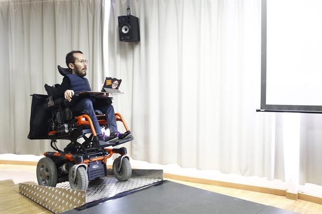 Echenique en el acto de la ruta ruta 'Atarse los cordones' | EUROPA PRESS ep echenique enactola ruta ruta atarsecordones