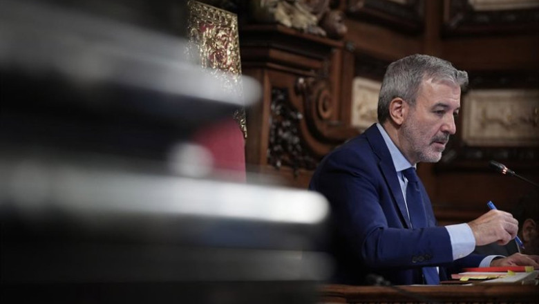 El alcalde de Barcelona, Jaume Collboni, durante una sesión plenaria, en el Ayuntamiento de Barcelona, a 31 de octubre de 2025, en Barcelona, Catalunya (España). | David Zorrakino - Europa Press ep el alcalde de barcelona jaume collboni durante una sesion plenaria en el ayuntamiento de