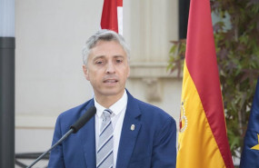 ep el consejero de gobernanza publica francisco ocon durante su intervencion en el acto de toma de
