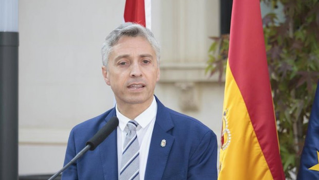 ep el consejero de gobernanza publica francisco ocon durante su intervencion en el acto de toma de