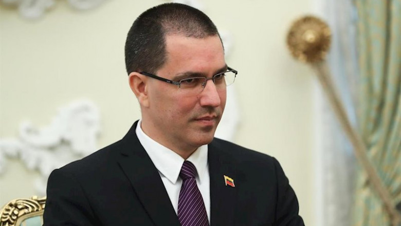 El ministro de Exteriores venezolano, Jorge Arreaza. | -/Iranian Presidency/dpa - Archivo ep el ministro de exteriores venezolano jorge arreaza