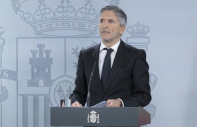 ep el ministro de interior fernando grande-marlaska comparece ante los medios el 11 de abril