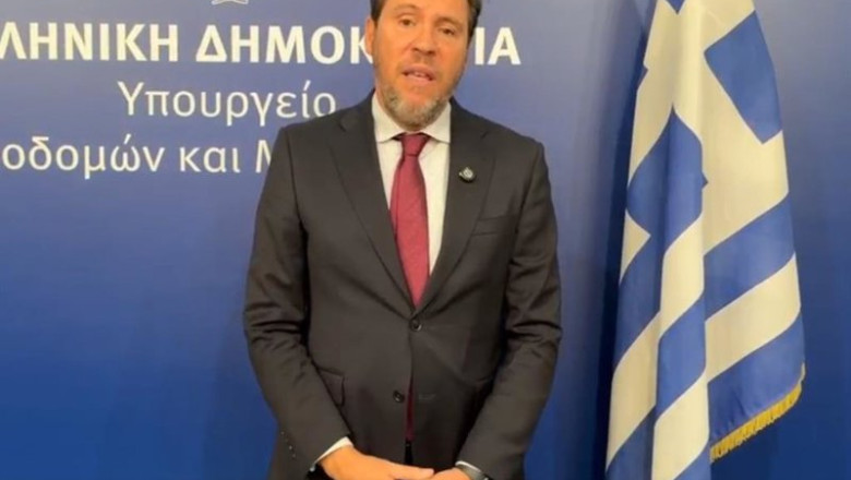 ep el ministro de transportes y movilidad sostenible oscar puente durante su visita en atenas