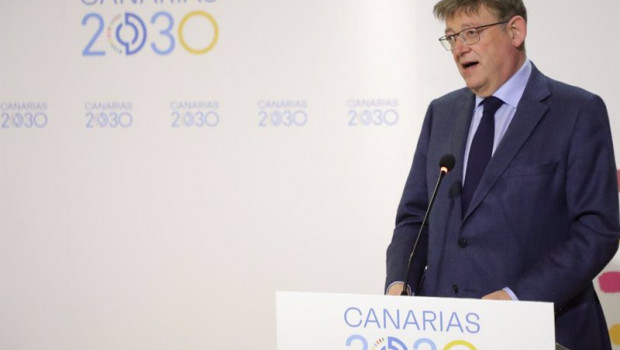 ep el president de la generalitat ximo puig en santa cruz de tenerife