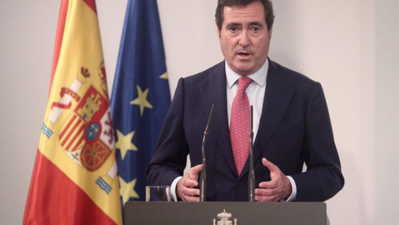ep el presidente de ceoe antonio garamendi comparece en rueda de prensa tras la constitucion con el ep el presidente de ceoe antonio garamendi comparece en rueda de prensa tras la constitucion con el