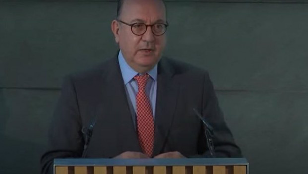 ep el presidente de la asociacion espanola de banca aeb y de finresp jose maria roldan durante el