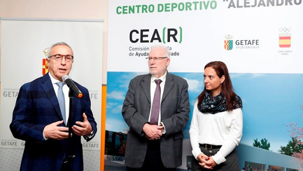 ep el presidente del coe alejandro blanco junto el presidente de la comision de ayuda al refugiado