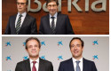 ep el presidente y el consejero delegado de bankia jose ignacio goirigolzarri y jose sevilla y el
