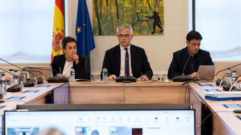 ep el secretario de estado de vivienda y agenda urbana david lucas durante una comision multilateral