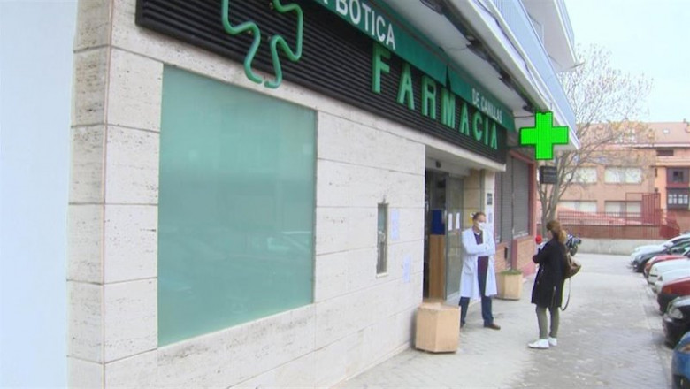 Farmacia del barrio madrileño de Canillas. | EUROPA PRESS ep farmacia del barrio madrileno de canillas