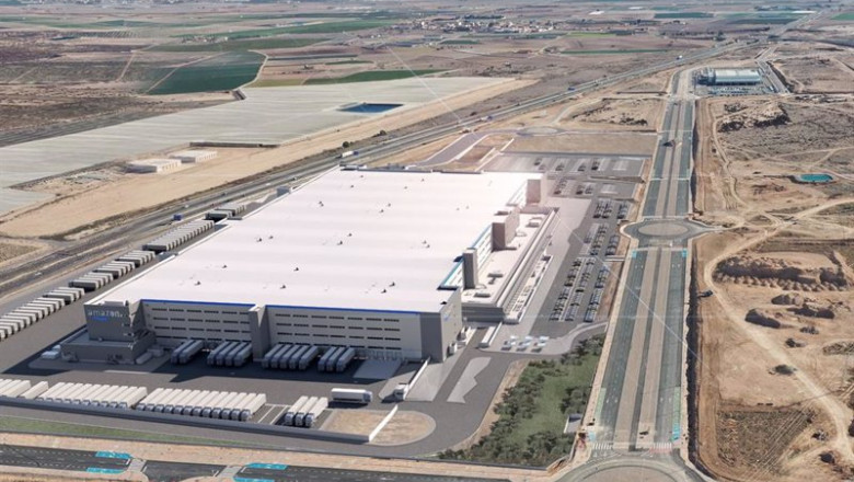 ep imagen del centro logistico de amazon en murcia