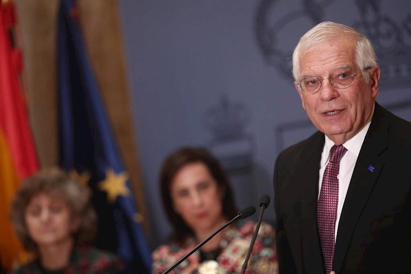 ep josep borrell en su despedida como ministro de asuntos exteriores ue y cooperacion en funciones