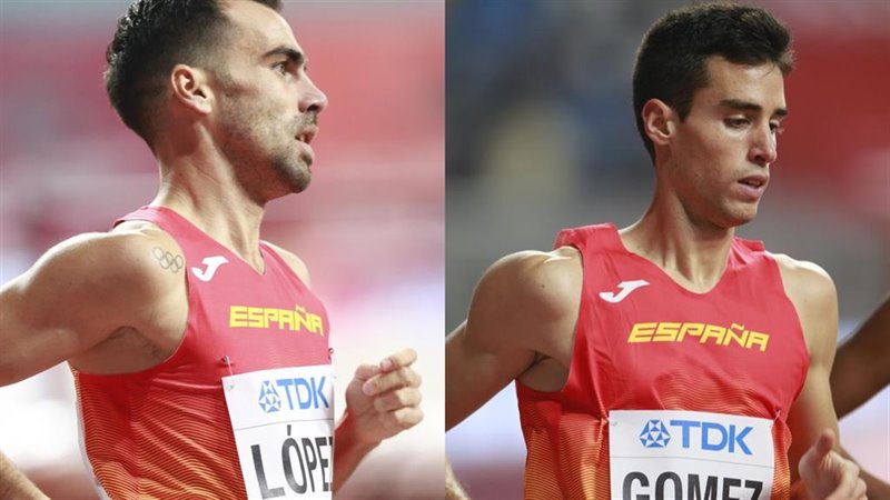 ep kevin lopez y jesus gomez en el mundial de doha