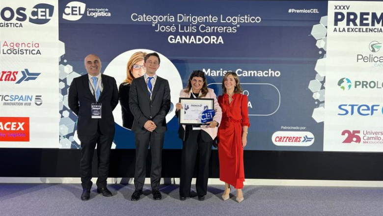 ep la ceo de tipsa marisa camacho premio cel dirigente logistico jose luis carreras