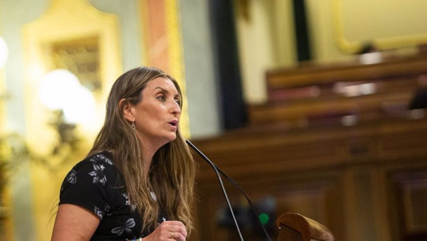 ep la diputada de cs sara gimenez defiende una iniciativa ante el pleno del congreso